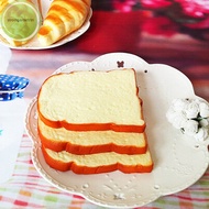 strongaroetrtn 14CM Jumbo Squishy Soft Scent sliced Bread Toast Kids Toy Hand Pillow 1PCS sg