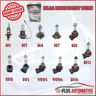 Original DLAA Car Headlight Lamp Halogen Bulb 12V (H1 / H3 / H4 / H7 / H8 / H11 / 880 / 881 / 9005 /