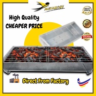 Metallogy BBQ Grill Iron L71.10 X W26.70 X H15.20 Cm Outdoor Or Indoor Barbeque Charcoal Picnic Camp