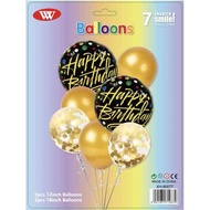 decoration birthday set backdrop birthday belon birthday party set murah 18 inci aluminium filem bel