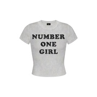 Áo Thun Number One Girl Ôm Body In Kim Tuyến