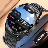 ECG+PPG Bluetooth Call smart watch Business Stainless Steel Strap watch HW20 smart watch