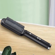 [verne1.sg] Curler Lazy Comb Anti-Scald Heated Hair Brush Straight Hair Comb Home Appliances