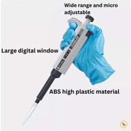【TIPS PERCUMA】Pipet Makmal Digital Isipadu dan Kapasiti Boleh Laras Penitis Plastik Mikropipet denga