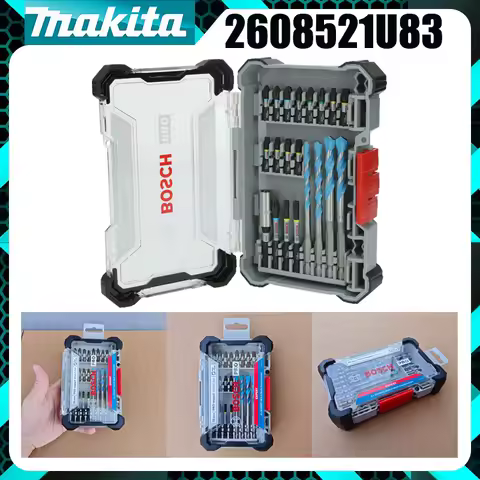BOSCH 20PC PRO Impact Mixed Bit Kit 2608521U83 EXPERT HEX-9 Drill & Screwdriver Bits Pick+Click Case