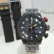 jam tangan alexandre christie pria AC6163 stainless
