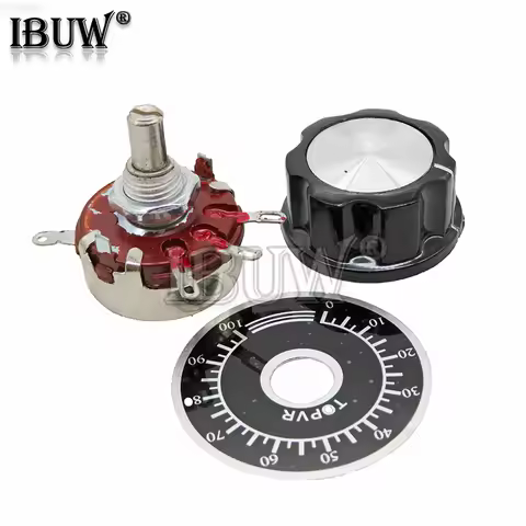 1 Set = 3PCS WTH118 DIY Kit Parts 2W 1A Potentiometer 1K 2.2K 4.7K 10K 22K 47K 100K 470K 1M MF-A03 +