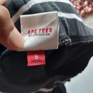 joger Aape tee/bape shark bekas