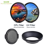 39mm UV CPL Filter Kit Metal Lens Hood Cap For TTArtisan 27mm F2.8 14mm F3.5 APS-C Fujifilm XF 27mm 