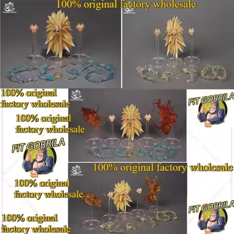 New SSW Scouti Workshop Dragon Ball SHF Super Saiya SSJ3 Super Saiyan Head Sculpture Special Effect 