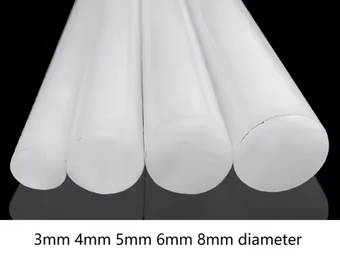 3mm 4mm 5mm 6mm 8mm diameter pa6 nylon rod nylon bar PA6 insulating rubber stick rigid plastic rod P