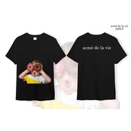 Adlv High Quality Cotton T-Shirt [Cotton] Model 4 Baby Holding Pink Brown Donut