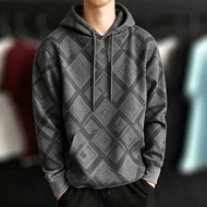 Unisex Men Hoodies for Men Tops Retro American Style Graphic Print Hooded Sweatshirt Thin Men Fashio