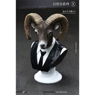 [High-End] Ready Stock Mostoys 1/6 Beast Head Carving Series 17th North Goat Head Carving 2.0 MS2303