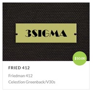 3sigma Audio Friedman 412 Impulse Response
