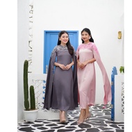 Miss Nomi - Layla Dress Lebaran Couple Clothes Women's Clothes 2024 Luxury Invitation Kaftan Satin