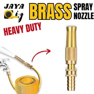[BRASS] Hose Nozzle High Pressure Adjustable Twist Host Garden Hose Water Jet Sprayer Muncung Paip M