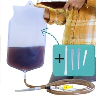 Home enema kit colon cleansing silicone enema bag washout reusable enema kit for men and women