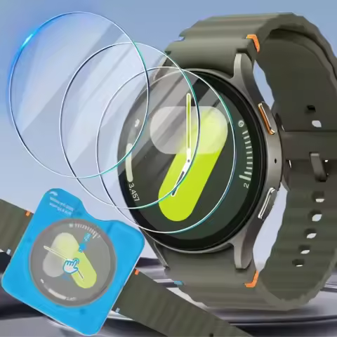 Quick Pasting Tempered Glass Film for Samsung Galaxy Watch 7/6/5/4 44mm 40mm Ultra 47mm HD Tempered 