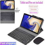 Galaxy Tab S4 S5e S6 S7 S7 FE A7 A7 Lite S6 Lite10.4 Wireless Bluetooth Keyboard mouse Case for Samsung Galaxy Tab A 8.0 10.1 Keyboard Cover Casing