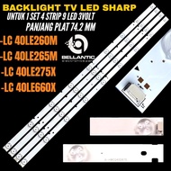 SHARP 40 INCH LED TV BACKLIGHT LC-40LE260M- LC-40LE265M-LC-40LE275X- LC-40LE660X SHARP 40 INCH LED T