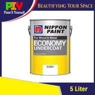 Nippon Paint Economy Undercoat Cat Undercoat Besi Kayu 5L - 5 Liter
