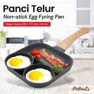 HSO - 4-HOLE & 2-HOLE NON-STICK EGG FRYING PAN | BURGER EGG GRILL FRYING PAN