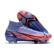 Nike Soccer Shoes Mercurial Superfly 8 Elite FG CR7 Ronaldo Red Unisex Football Shoes Training Soccer Shoes