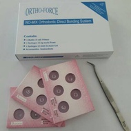 Diamond Teeth Installation Tool Package (3 Diamond Teeth + Orthoforce Glue + Tweezers)