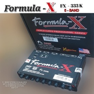ปรีแอมป์รถยนต์ Formula-X รุ่น FX : 333K 5 แบนด์ ( ซับรวม )