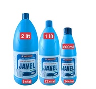 Nước Tẩy Trắng JAVEL chai 2KG hàng chính hãng CTY. Tẩy trắng các vết bẩn cứng đầu kể cả màu thực phẩ
