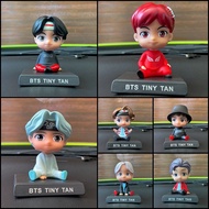 Bobble Head Rocking Head BTS Tinytan Drop mic Army Car Dashboard Display Car Accessories Cute Hiasan