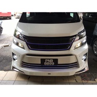 Toyota vellfire anh20 front grill grille sarung modellista modelista 2008 2009 2010 2011 2012 2013 2