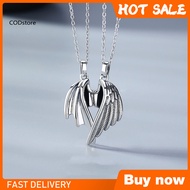 KDCOD* Angel Devil Necklace Angel and Demon Wing Shape Magnet Connection Couple Necklaces Valentine's Day Gift