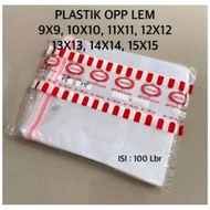OPP PLASTIC BREAD PLASTIC OPP PLASTIC 9X9, 10X10, 11X11, 12X12, 13X13, 14X14, 15X15, 6X18