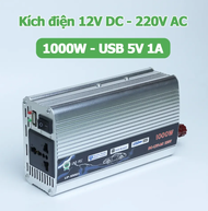 Kích điện 12V lên 220V 1000W loại tốt đủ công suất có quạt tản nhiệt biến tần 12v lên 220v inverter