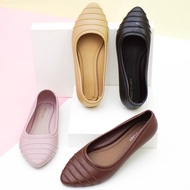 Sepatu Flat Shoes Wanita Formal Casual - Porto NEO - Sepatu Karet Empuk Nyaman Tidak Licin