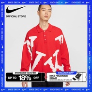 Nike Kaos Pria Sportswear Club Rugby - University Red [HV1437-657]