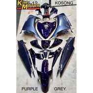 COVERSET LC135 V4 V5 V6 V7 ORIGINAL VELOZI PURPLE GREY PLAIN KOSONG