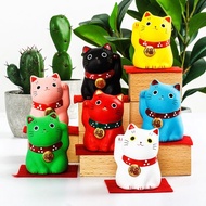 日本進口藥師窯招財貓擺件生日結婚開業日式禮物陶瓷可愛汽車車載