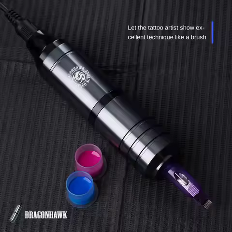 Rotating needle motor pen gun rotating gun pen tattoo eyebrow tattoo lip.