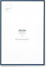 Opposite Wall (24x36 in | 61x91 cm) Blue Solid Wood Picture Frame Poster Frame Wall Photo Frame, F40