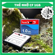 SANDISK 1GB CF memory card / CF memory card for CNC machines / Memory card running CNC machine progr