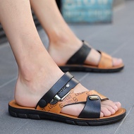 Men Casual Sandals Footwear Flip Flop Shoes Black Size 43