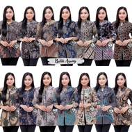 AZ Dress Women BATIK JAWA BATIK ASLI BATIK INDONESIA BATIK MODERN Batik Shirt For Women Casual Work Uniform For Women