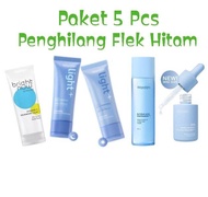Paket Kosmetik wardah Penghilang Flek hitam / COD Paket Skin care yang Aman / Paket Hemat Pencerah w