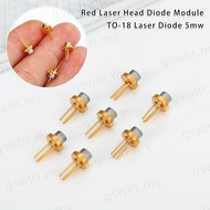 GSWLTT 1/2/5/10pcs Red Laser Head 5MW 650nm 2.2V 5mw TO-18 Laser Diode
