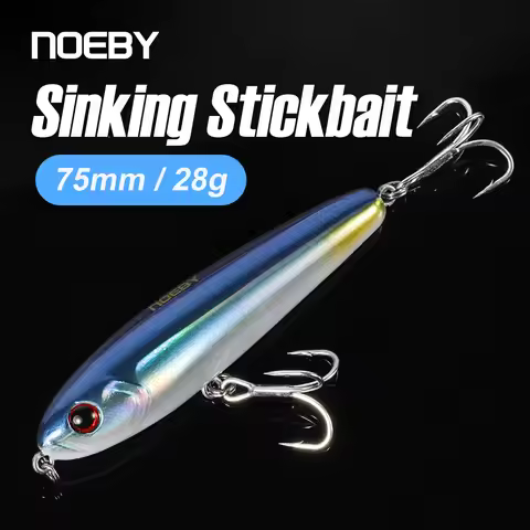 NOEBY Pencil Fishing Lure 75mm 28g Sinking Stickbait Artificial Hard Bait Long Casting Offshore Shor