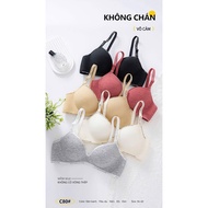 Set of 3 strapless bras with personalized lettering. Comfortable 2.5p padded bra without underwire T