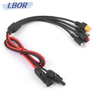 LBOR  Panel Extension Cable, MC4 to DC5521 7909 XT60 Female Connector 1m Length  Wire, Connector 4 i